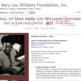 Websites: MaryLouWilliamsFoundation.org