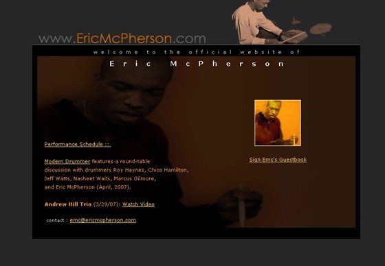 Websites: EricMcPherson.com