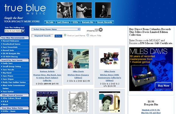 Websites: TrueBlueMusic.com